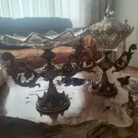 سه تیکه پذیرایی پایه دار|صنایع دستی و سایر لوازم تزئینی|تهران, شهرک فردوس (حسینی)|دیوار