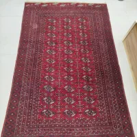 دوعدد فرش دست بافت چشمه گلی