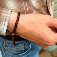 فروش و ساخت انواع دستبند چرمی ساده و با پلاک|بدلیجات|شیراز, شهرک استقلال|دیوار
