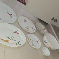 ارکوپال 77 پارچه..نو اصلن استفاده نشده..18 تایی|ظروف سرو و پذیرایی|شهرکرد, |دیوار