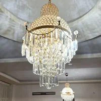 ۳ عدد لوستر کریستالی