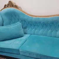 مبلمان هفت نفره و میز جلومبلی و عسلی|مبلمان خانگی و میز عسلی|شازند, |دیوار