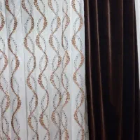 پرده پذیرایی ۱۲ متری|پرده، رانر، رومیزی|قرچک, شهرک گلها|دیوار