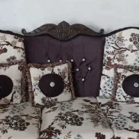 مبل چوبی 7نفره درحد نو