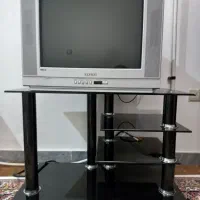 تلویزیون ۲۱ اینچ همراه زیر تلویزیونی