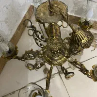 لوستر تمام برنز|لوستر و چراغ آویز|نسیمشهر, |دیوار