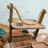 ظروف چوبی پذیرایی اصل|ظروف سرو و پذیرایی|ری, صفاییه (چشمه علی)|دیوار