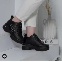 فروش کتونی لژ دار با پاشنه 8سانت مخفی سایز37