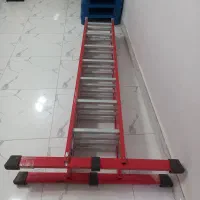 فروش نردبان تاشو آلومنیومی ۲۸ پله و سبد فلزی