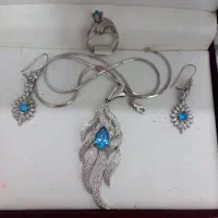 سرویس طلا جواهر نشان بسیار شیک