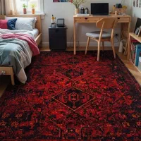 فرش ماشینی قرمز|فرش|بندر ماهشهر, |دیوار