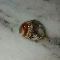 انگشتر نقره عقیق سلیمانی|جواهرات|تهران, دستغیب|دیوار