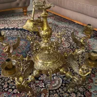 لوستر برنز|لوستر و چراغ آویز|قم, پردیسان|دیوار