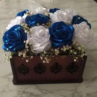 دسته گل ربانی و باکس گل|گل مصنوعی|خمینی‌شهر, |دیوار