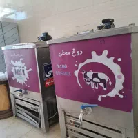 دوعدد شیر سرد کن 500لیتر یک عددیخچال سه درب ویترین|یخچال و فریزر|صفادشت, |دیوار