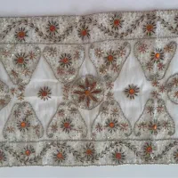 سه عدد رومیزی ست بسیار نفیس سنگ دوزی شده|پرده، رانر، رومیزی|تهران, هروی|دیوار