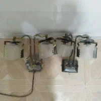 دو عدد روشنایی گازی دو قلو|لوستر و چراغ آویز|شیراز, پودنک|دیوار