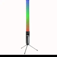 باتوم لایت RGB بهمراه پایه / شارژی