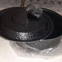 قابلمه تفلون آک سایز۲۶ و۲۲ ویکسری لوازم