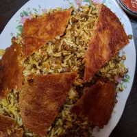 عدس پلو با کشمش و گوشت چرخ کرده|خوردنی و آشامیدنی|مشهد, تربیت (صدف)|دیوار