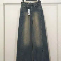 شلوار لی شافل واید لگ و ایزی