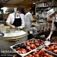 کارگر ساده تهیه غذا