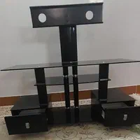 میز تلویزیون شیشیه ای