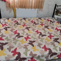 تخت دونفره فلزی با تشک رویال