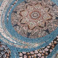 یک جفت فرش ماشینی خوش اندازه ۹متری و خوش نقش