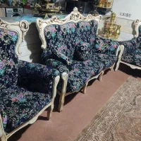 مبل سلطنتی نه نفره|مبلمان خانگی و میز عسلی|قم, قلعه کامکار|دیوار