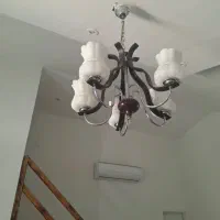 دو عدد لوستر زیبا همراه ۱۰ عدد لامپ