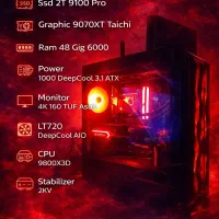 سیستم گیمینگ با مانیتور 4k