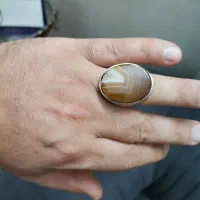 عقیق سلیمانی رگه دارقدیمی