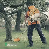 علف زنی باغ،باغچه حیاط درکمارج وغیره ...