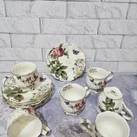 سرویس پذیرایی چینی لمونژ طرح گل ملودی