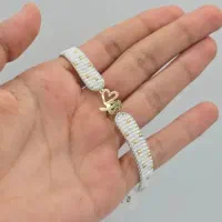 دستبند با پلاک طلا