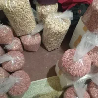 بادام زمینی برشته شده باقلاف وبدون قلاف