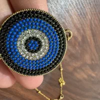 گردنبند چشم نظر رنگ‌ثابت