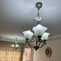 لوستر استیل کرومی مات