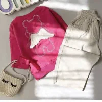 حراج ست بلوز شلوار دخترانه طرح فرشته