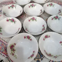 چینی گل سرخی قدیمی|ظروف سرو و پذیرایی|تهران, ستارخان|دیوار