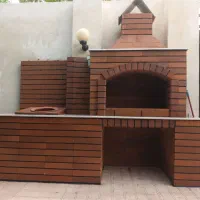 باربیکیو آتشدان شومینه هم گازی هم ذغالی|بخاری، هیتر، شومینه|تبریز, |دیوار