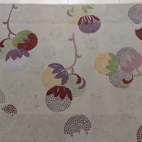 فرش ماشینی ۴ متری گل برجسته