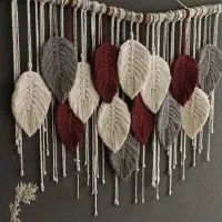 آویز سنتی دیوار کوب مکرومه|صنایع دستی و سایر لوازم تزئینی|شوشتر, |دیوار