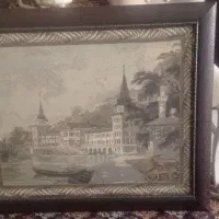 تابلو منظره جنس ابریشم