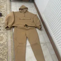 دوعدد پالتو ویه دست ست هودی شلوار