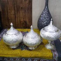 ظروف طرح نقره|صنایع دستی و سایر لوازم تزئینی|اصفهان, تیران|دیوار