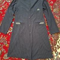 مانتو و شلوار مقنعه سورمه ایی رنگ