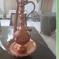 آفتابه لگن مسی سالم مناسب دکوری ۲میلیون و۵۰۰