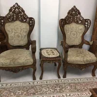مبل ۹ نفره استیل و میز نهار ۱۰ نفره و ویترین|مبلمان خانگی و میز عسلی|اصفهان, روشن‌دشت|دیوار